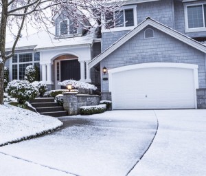 House in winter