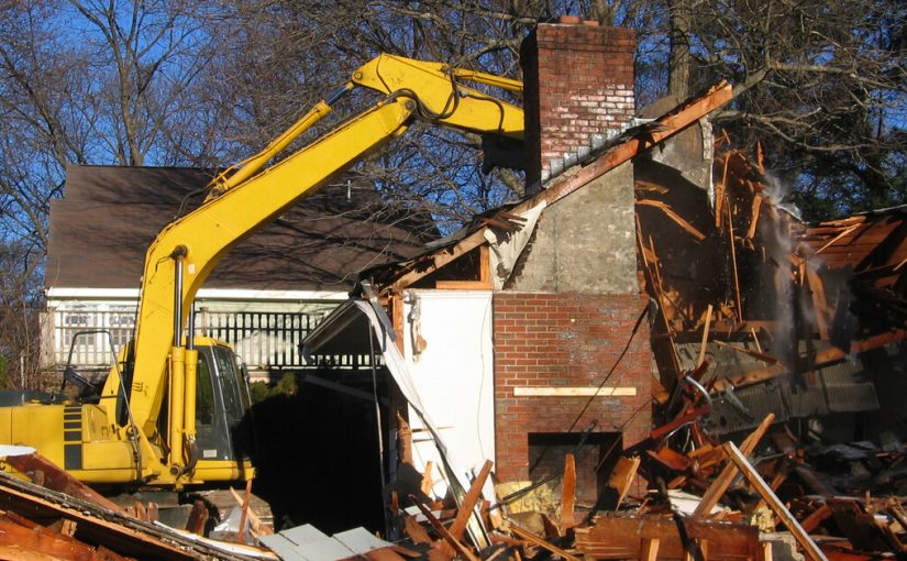 demolishing old house