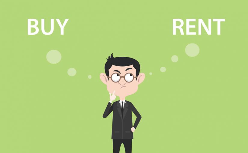 buy or rent decision animation