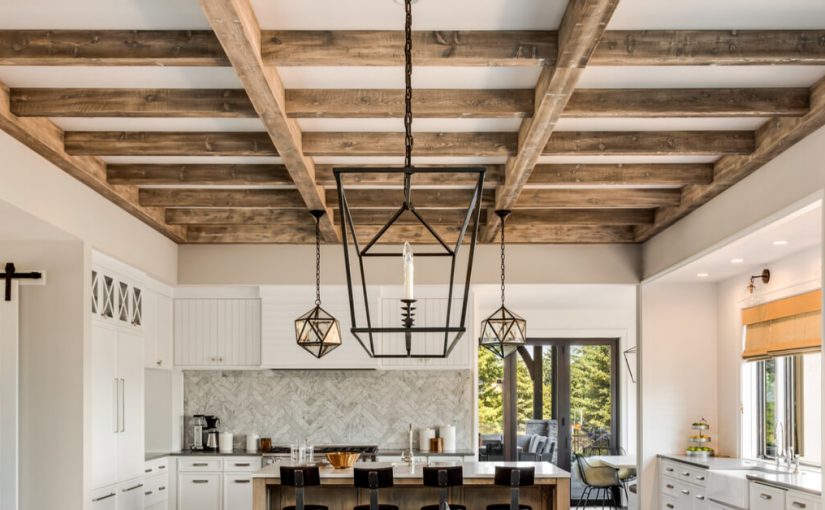 exposed rafter beams decorative